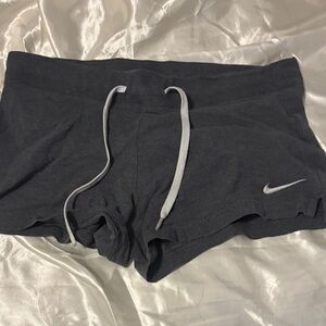 Nike Women's Charcoal Gray Athletic Shorts